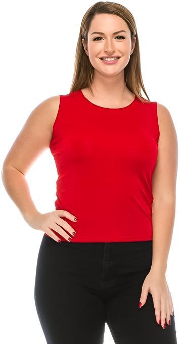 019- Jostar Sleeveless Tank- Red