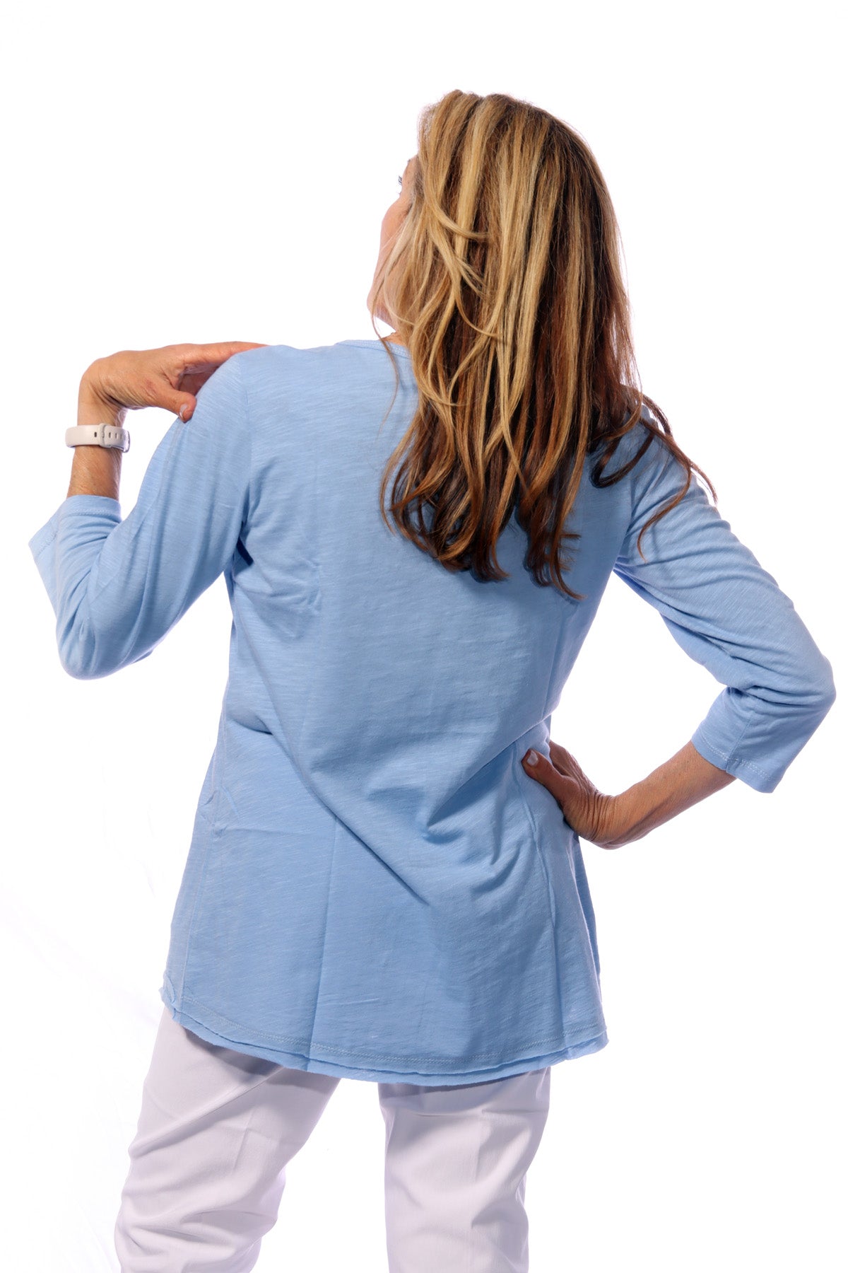 003- BeachTime Periwinkle One Pocket Top