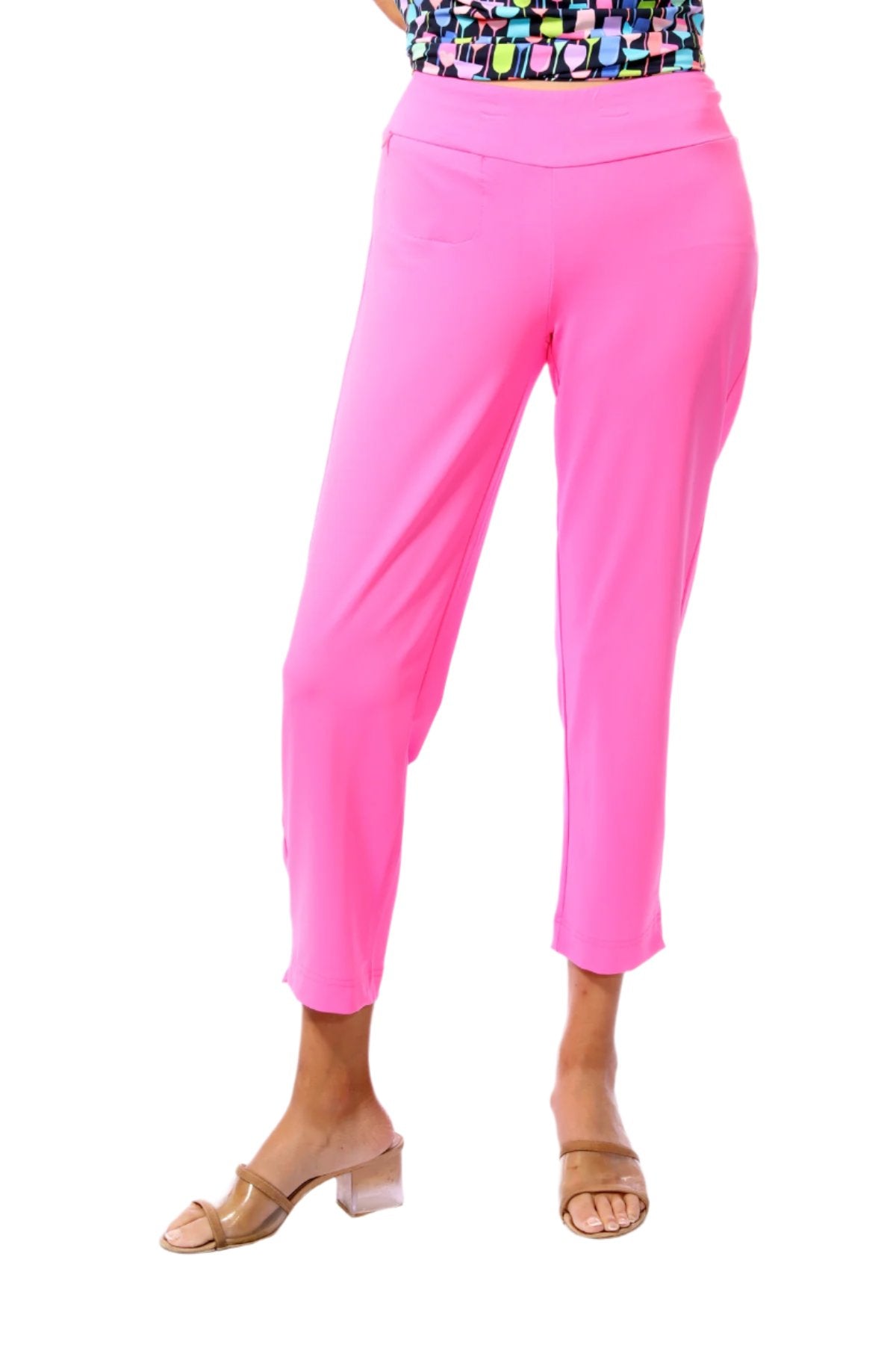 001- LuLu B Hot Pink Zip Pocket Pant