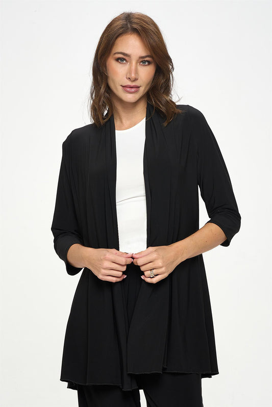 000- ATU Long Black No Button Jacket