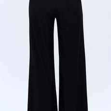 000- ATU  Slinky Black Palazzo Pants