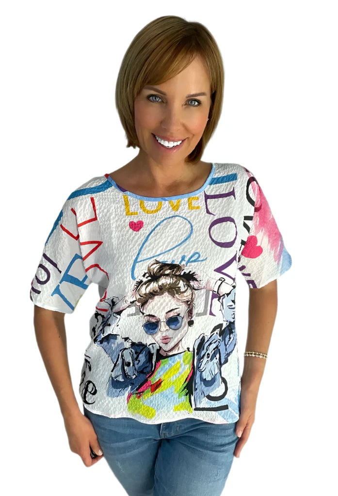 011- Ethyl Love Girl with Bun Top