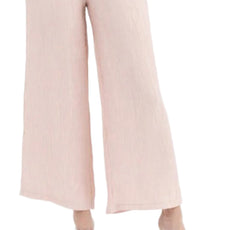 017- Damee Pink Wide Leg Crinkle Pants
