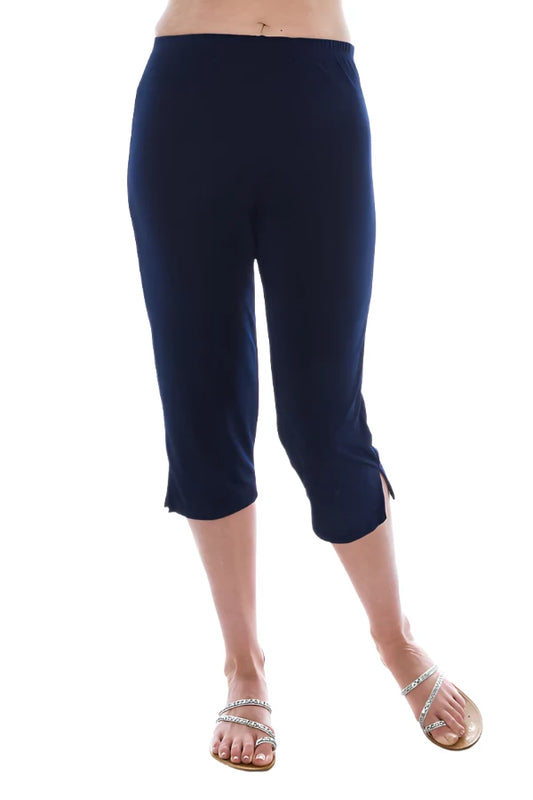 019- Jostar Navy Stretch Capri