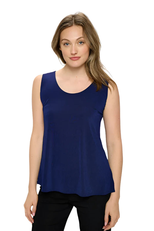 019- Jostar Sleeveless Tank- Navy