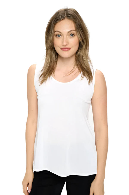 019- Jostar Sleeveless Tank- White