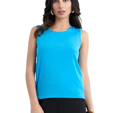 019- Jostar Sleeveless Tank- Turquoise