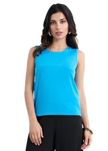 019- Jostar Sleeveless Tank- Turquoise