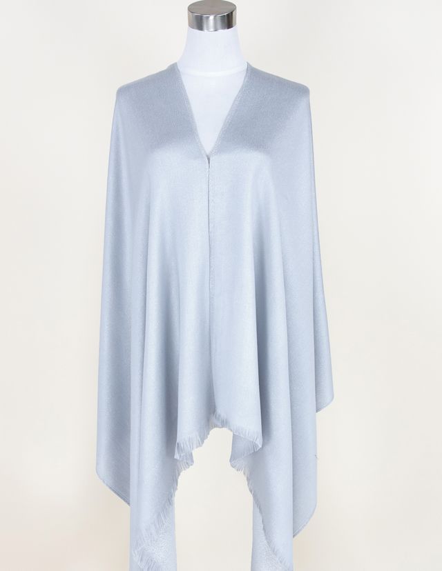 038- Very Moda Silver Metallic Pashmina