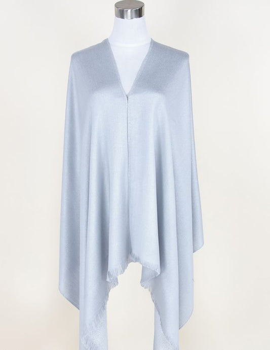 038- Very Moda Silver Metallic Pashmina