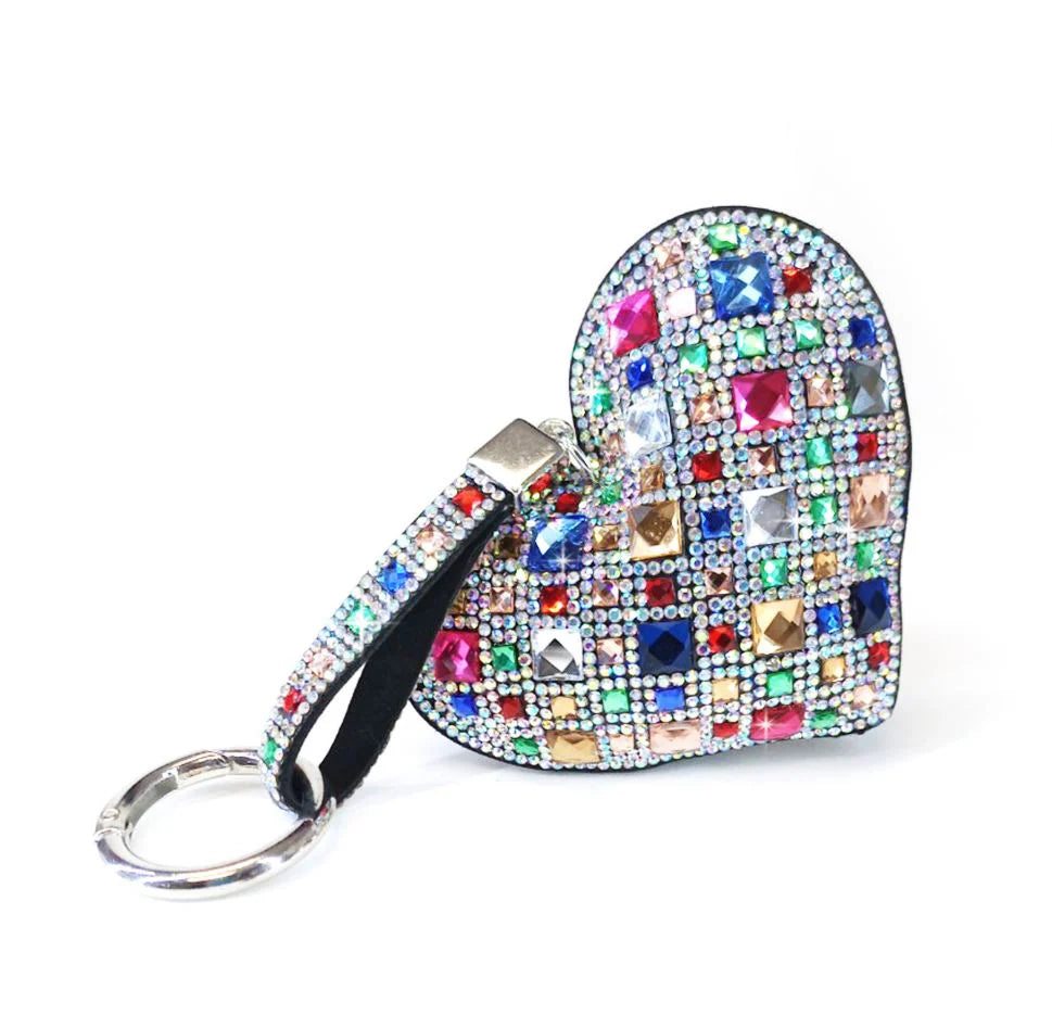 047- Jacqueline Kent Candy Crush Heart Keychain