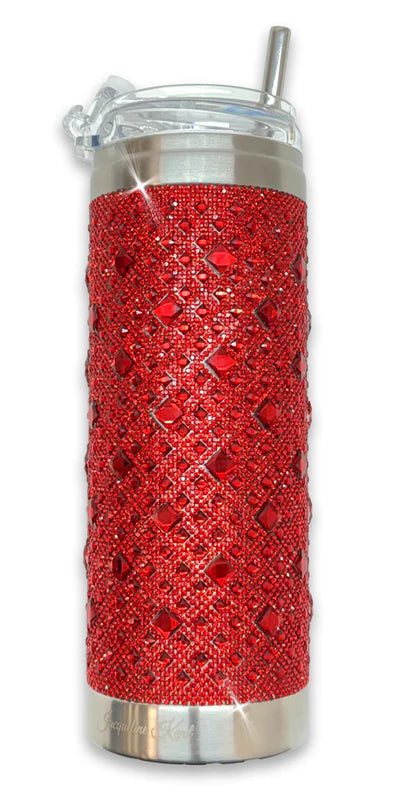 047- Jacqueline Kent Ruby Red Crystal Tumbler