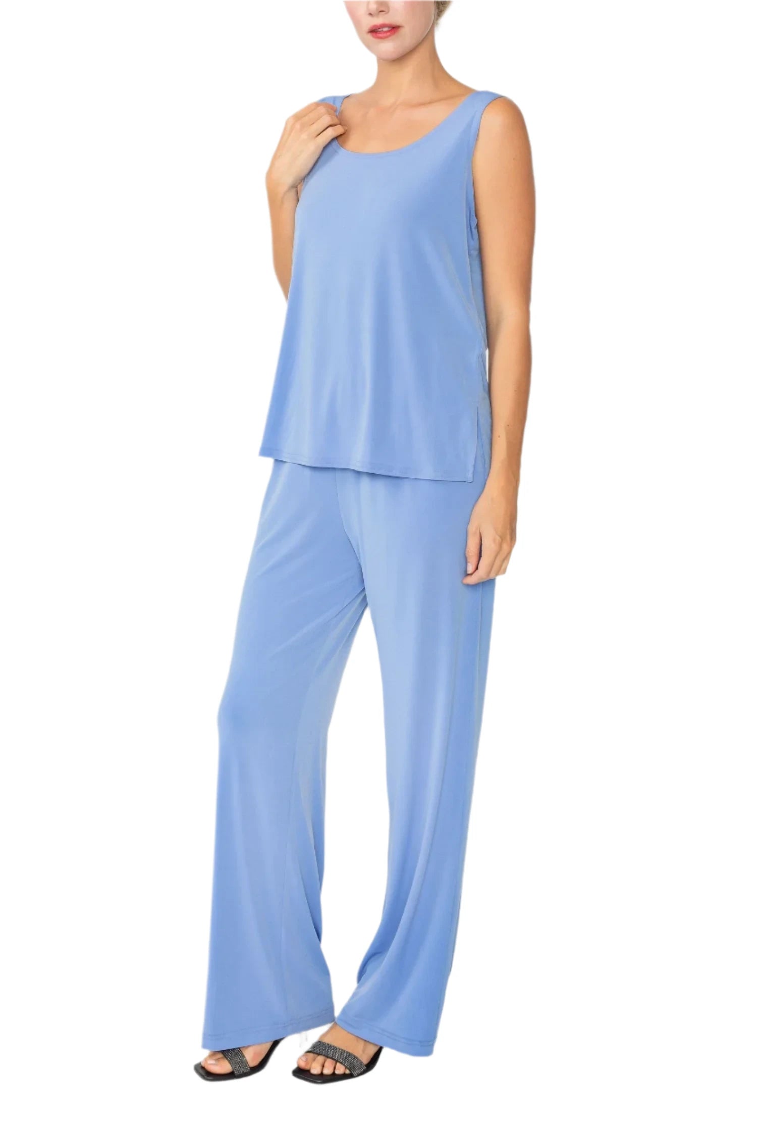 053- IC Collection Perwinkle 2 Pc. Pant Set – A'Tu Jewelry and Clothing