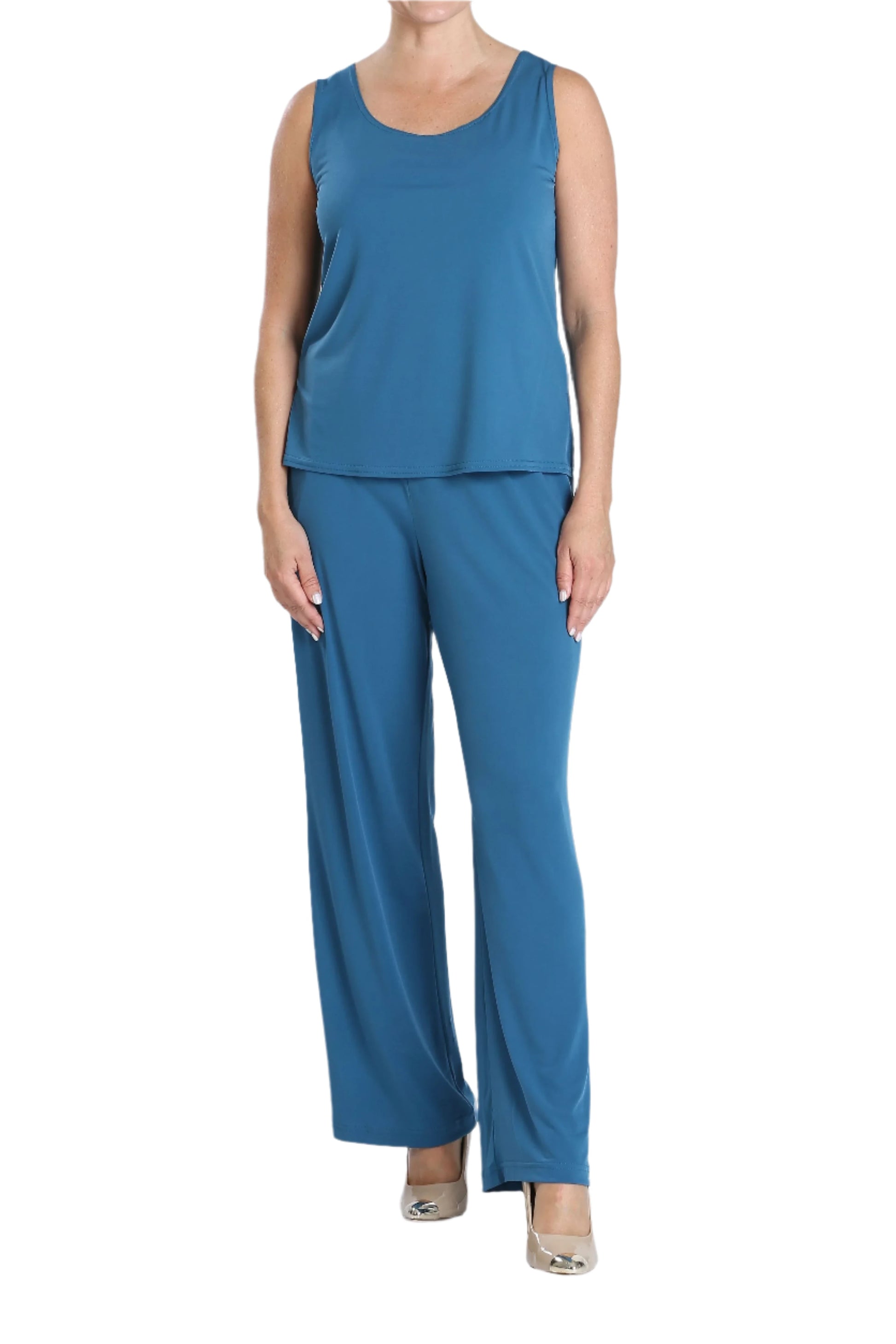 053- IC Collection Teal 2 Pc. Pant Set