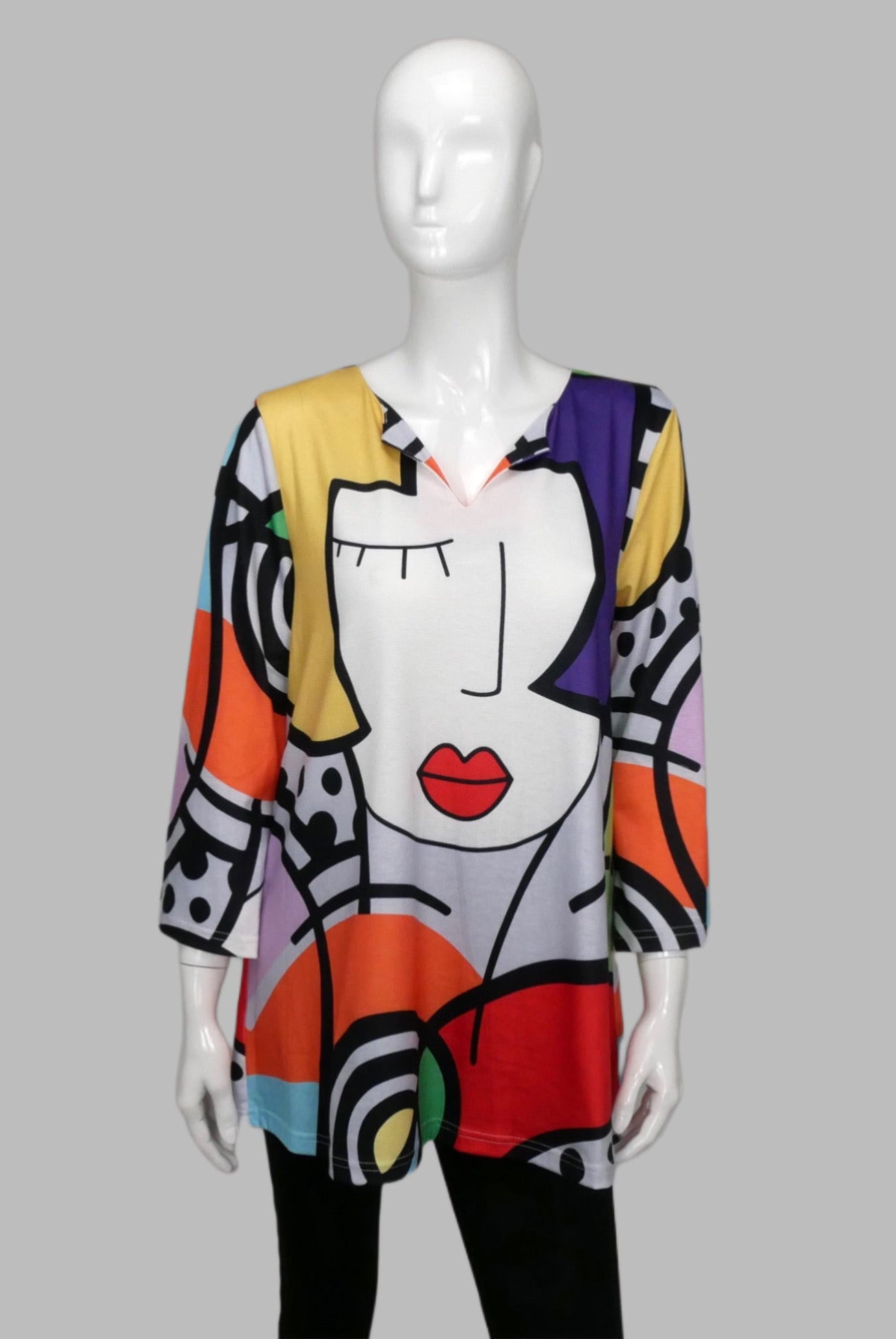 090- Radzoli Picasso Inspired Big Shirt