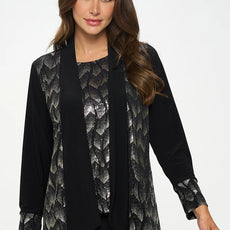 000- ATU Black and Foil Holiday Jacket