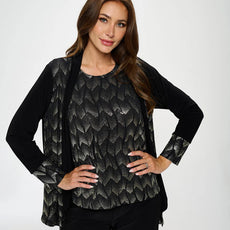 000- ATU Black and Foil Holiday Jacket