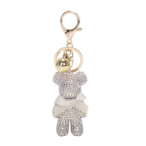 050- Brangio Crystal Teddy Bear Keychain