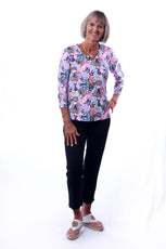 001- LuLu B Black Zip Pocket Ankle Pant