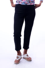 001- LuLu B Black Zip Pocket Ankle Pant