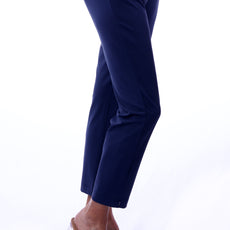 001- LuLu B Navy Stretch 2 Pocket Capri