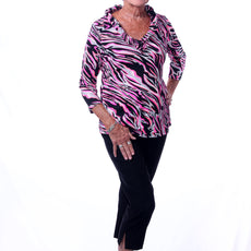 001- LuLu B Pull On Stretch Capri- Black