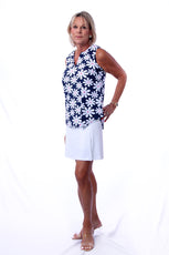 001- LuLu B White Skort