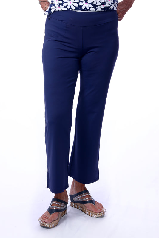001- LuLu B Navy Zip Pocket Pant