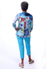 071- Impulse Turquoise and Multi Color 