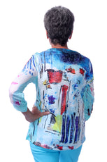 071- Impulse Turquoise and Multi Color 