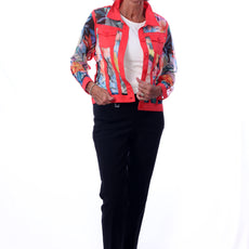 041- Tango Mango Tangerine Mesh Insert Jacket