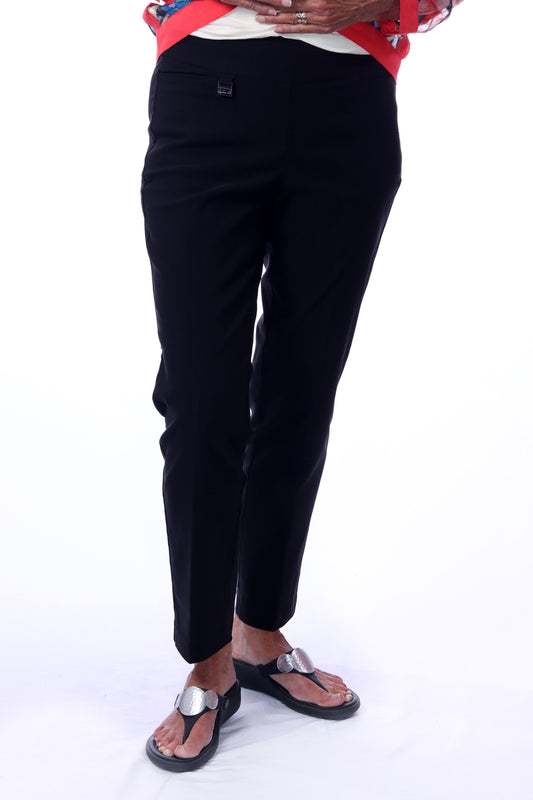 001- LuLu B Navy Stretch 2 Pocket Capri