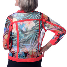041- Tango Mango Tangerine Mesh Insert Jacket
