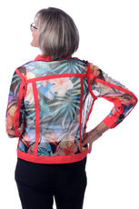 041- Tango Mango Tangerine Mesh Insert Jacket