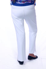 001- LuLu B White Zip Pocket Pant