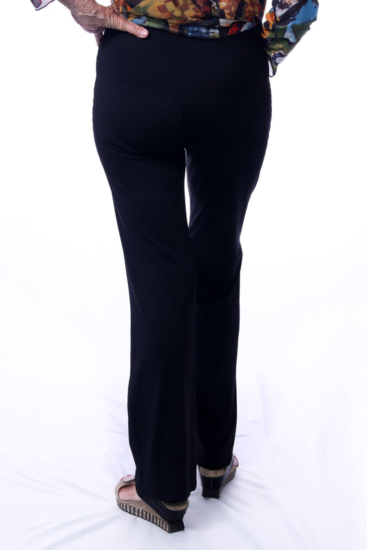 001- LuLu B Black Palazzo Wide Leg Pant