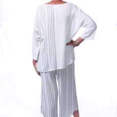 015- Dairi Natural Stripe with Side Buttons Pants