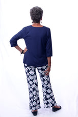 001- LuLu B Daisy Zip Pocket Pant