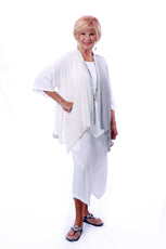 015- Dairi Ivory Pointed Hem Pant