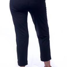 001- LuLu B Black Pocketed Stretch Ankle Pant
