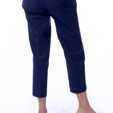 001- LuLu B Pull On Stretch Capri- Navy