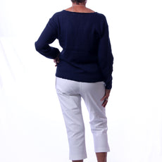 001- LuLu B Lightweight Sweater- Black