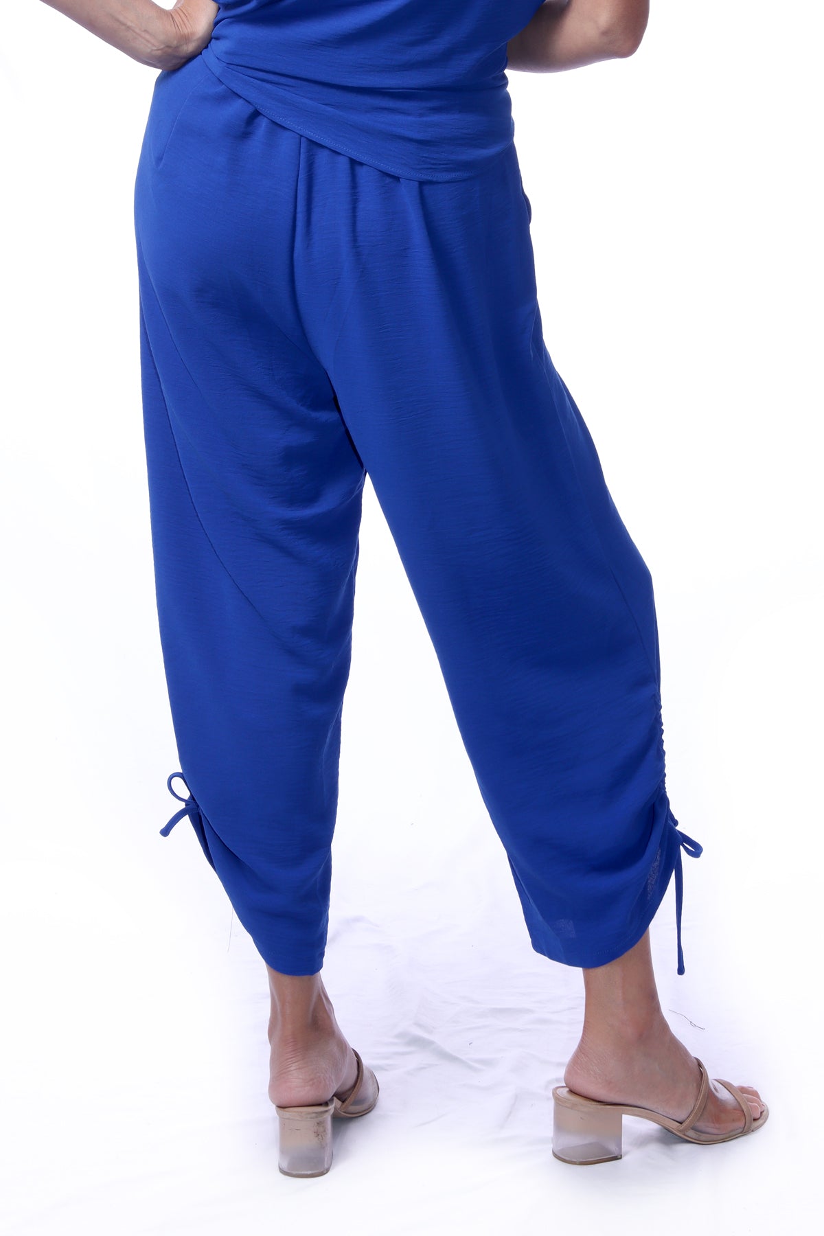 007- Creations Drawstring Hemline Pant- Royal