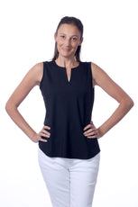001- LuLu B Sleeveless Hi-Lo 