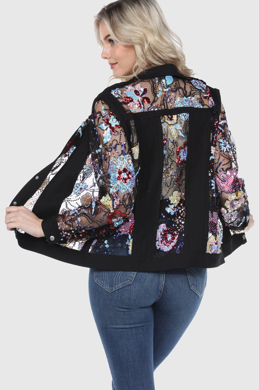 005- Arisa A Multi Colored Sequin Jacket