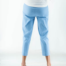 001- LuLu B Periwinkle Stretch Ankle Pant