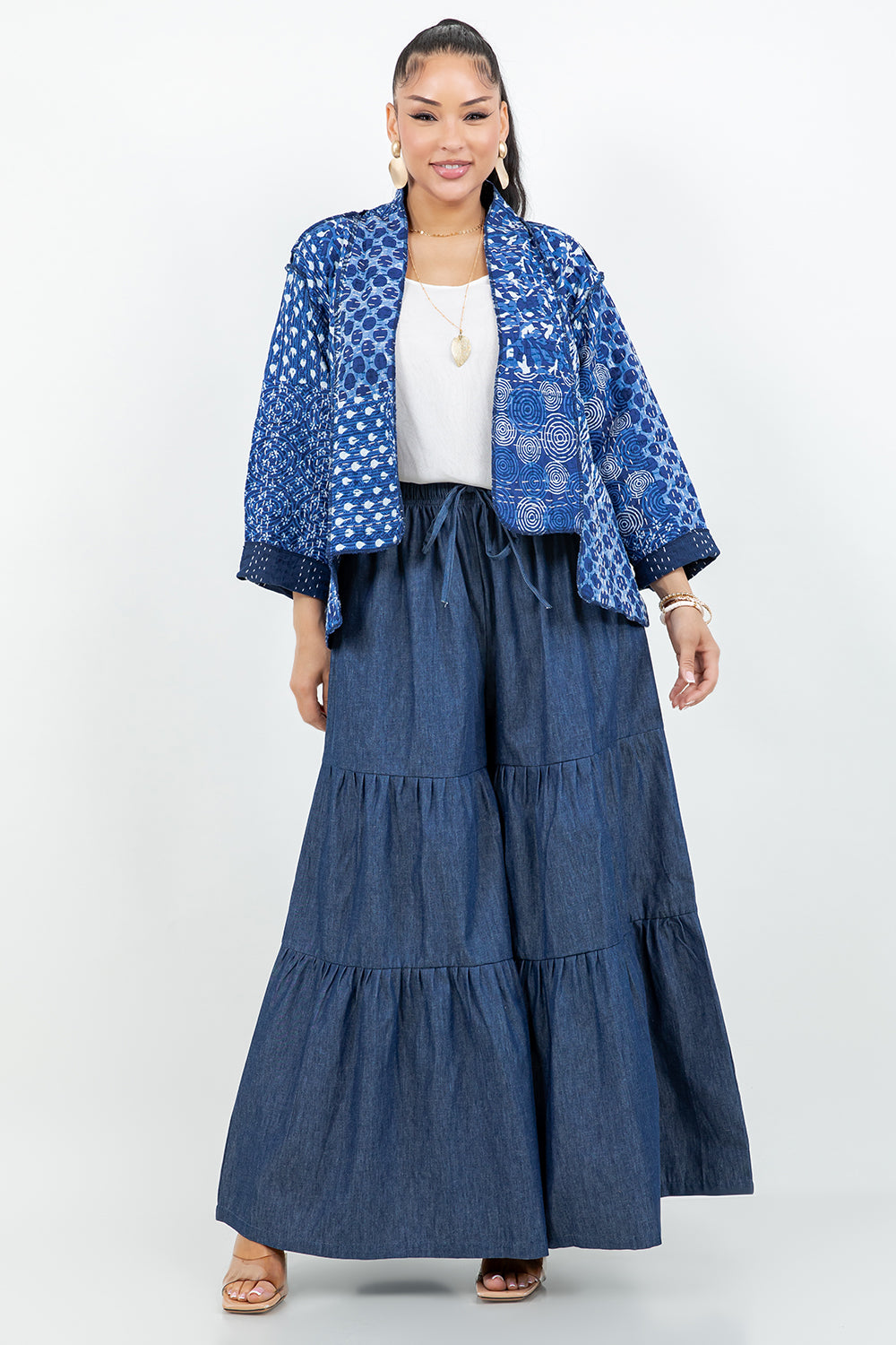 034- Serling Styles Denim Friendly Quilted Jacket