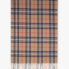 038- Very Moda Camel Plaid Designer Look Scarf