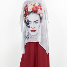 034- Sterling Styles Gray Frida Poncho