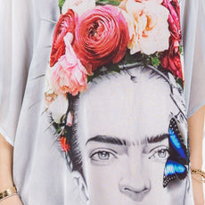 034- Sterling Styles Gray Frida Poncho